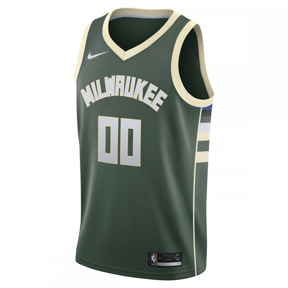 Milwaukee Bucks Swingman Custom Jersey Green - Icon Edition-Pro Kit Vault | Brand New 26/27 Sports Jerseys